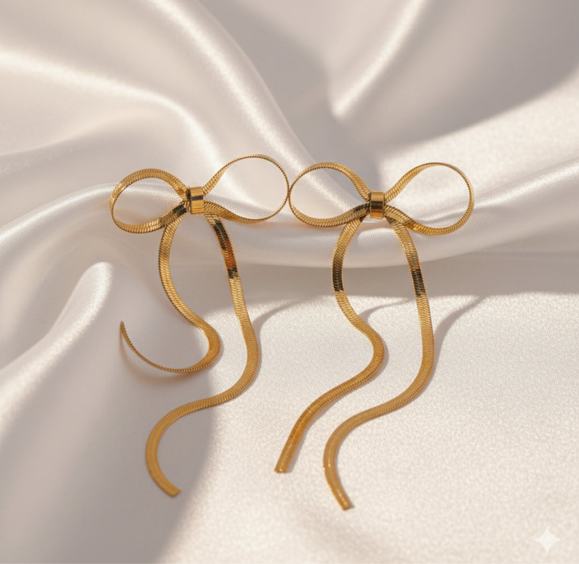 Bowknot Tassel Earrings