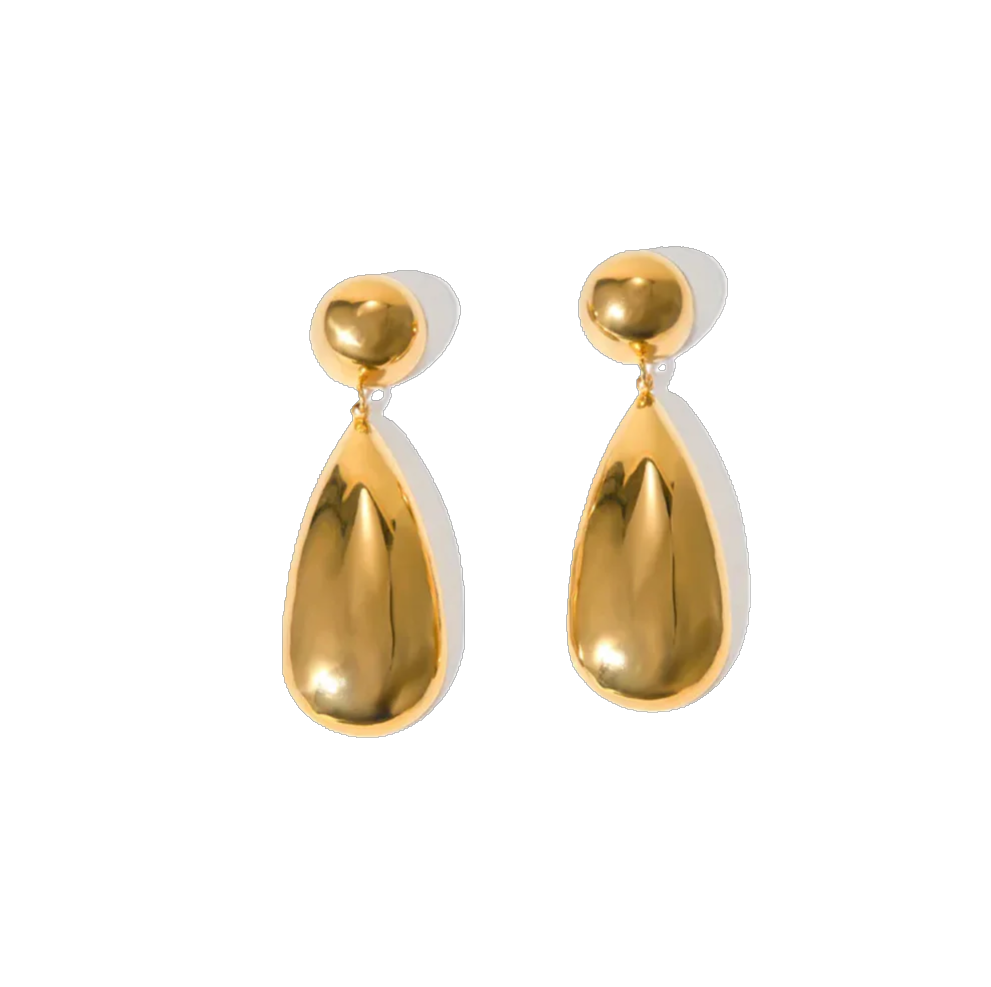 Gold plated drop Earrings