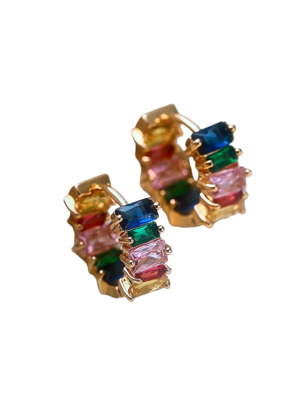 Cubic Zirconia Colorful Huggies
