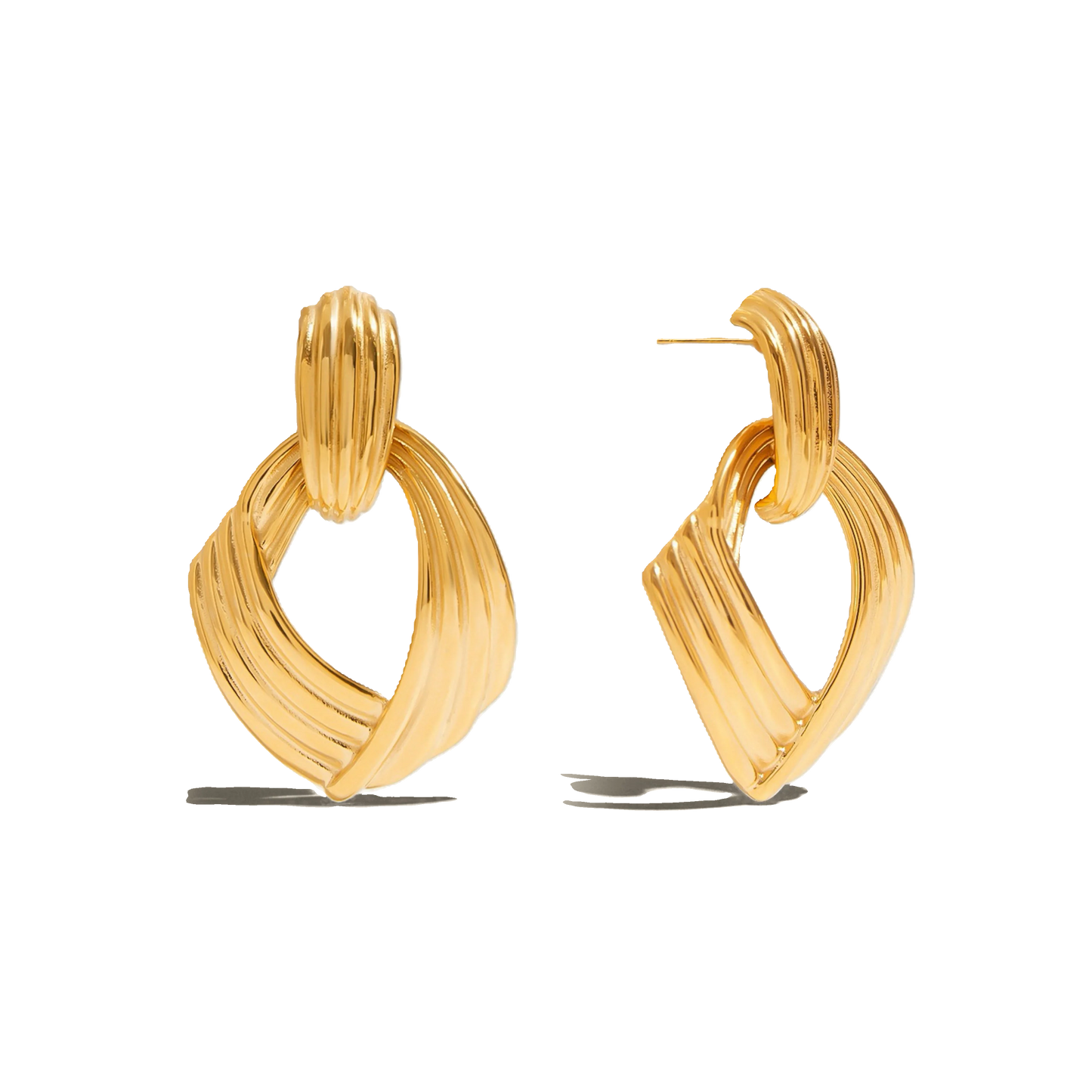 Gold Knot Earrings
