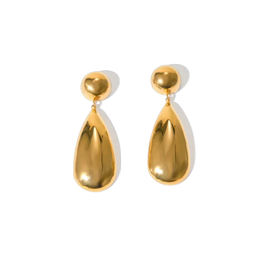Gold plated drop Earrings