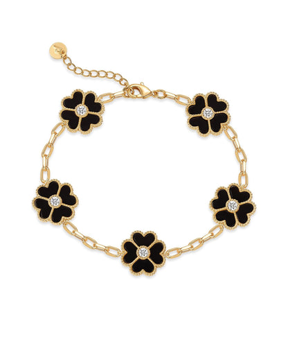 Clover Paper Clip Bracelet