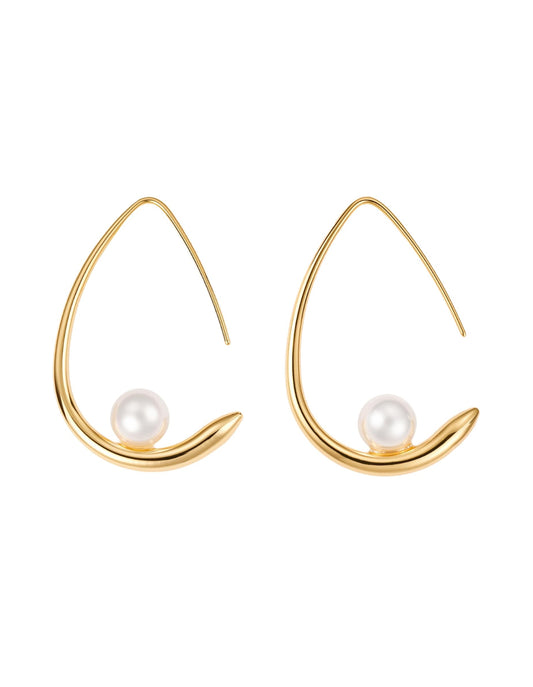 Pearl Hoops