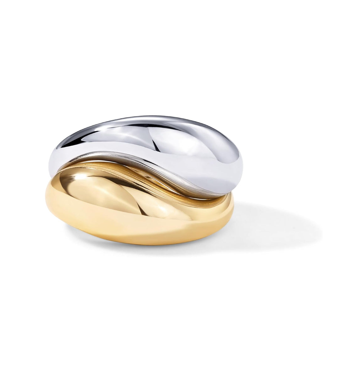 Chunky Two Tone Ring