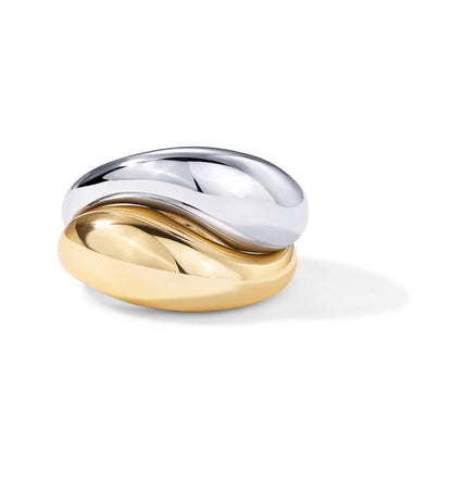 Chunky Two Tone Ring