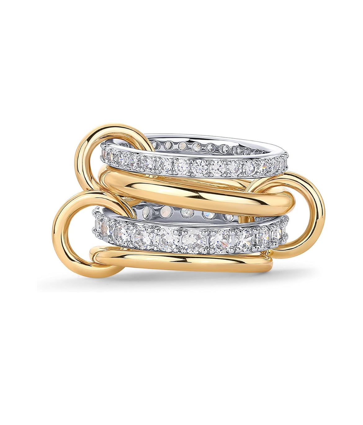 Stacked Diamond Ring