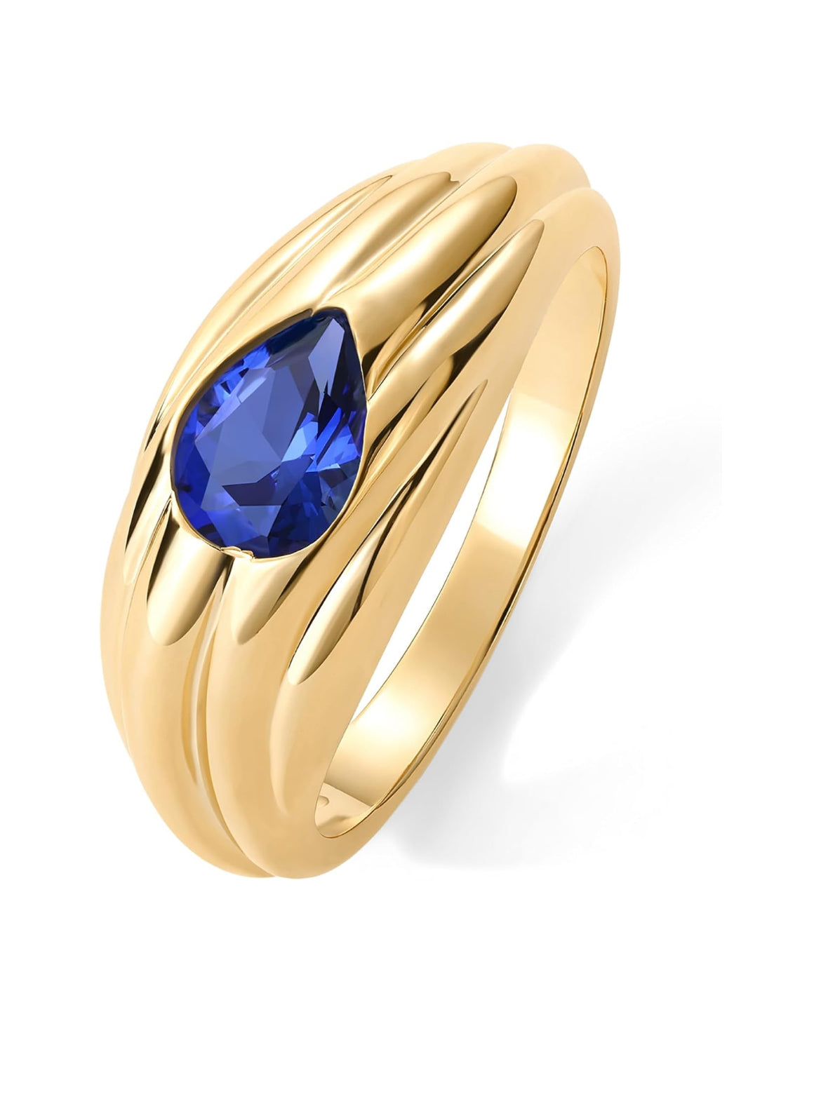 Chunky Colored Gemstones Ring