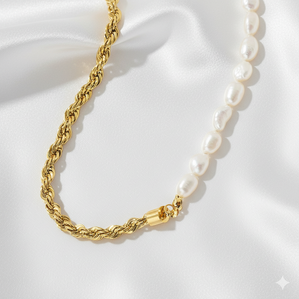 Rope Pearl Necklace