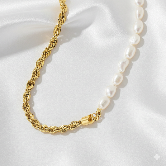 Rope Pearl Necklace