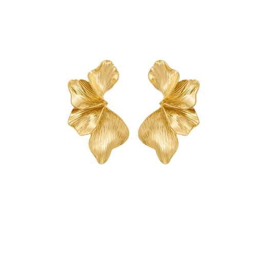 Flower Leaf Earrings