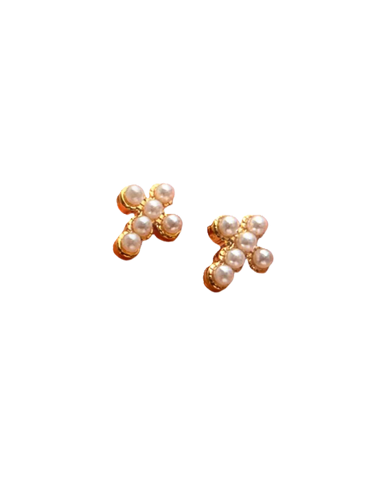 Cross Stud Earrings