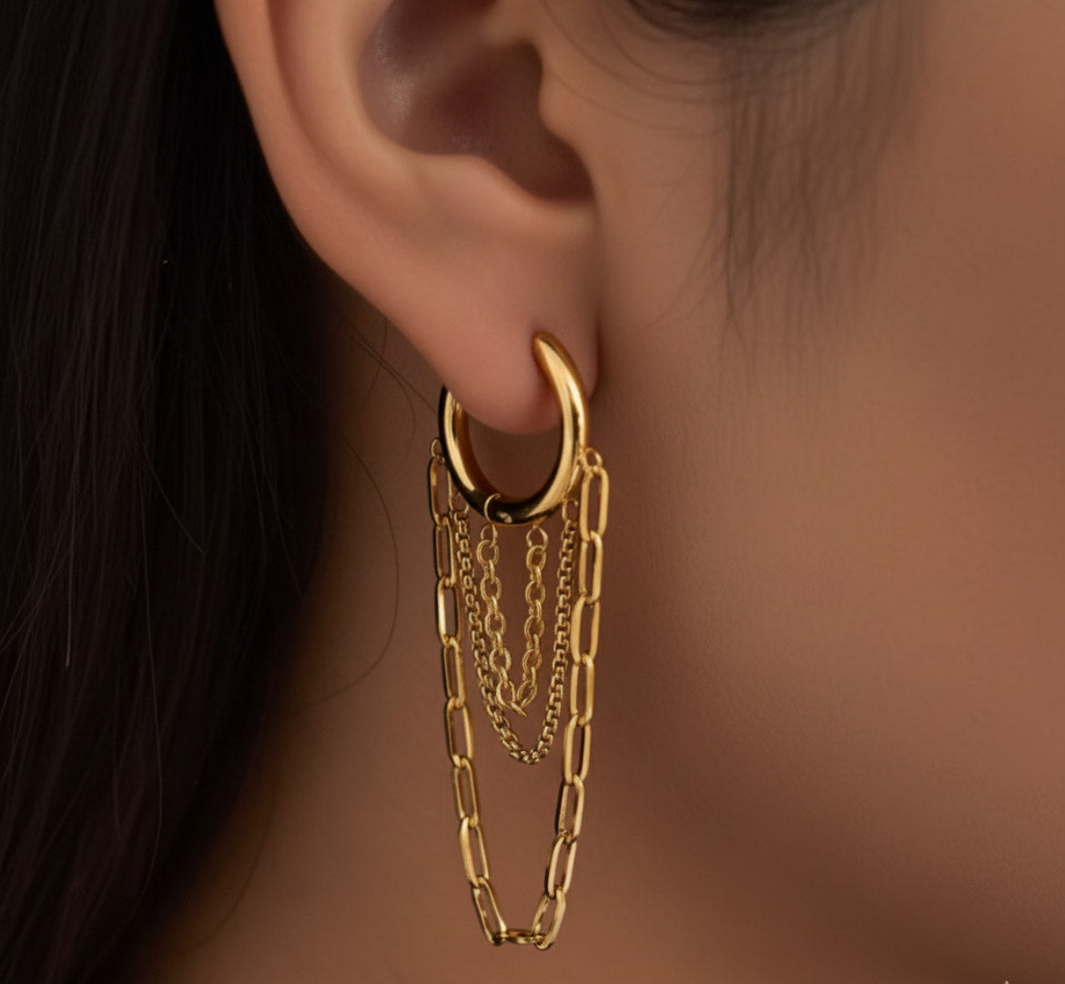 Double chains hoops