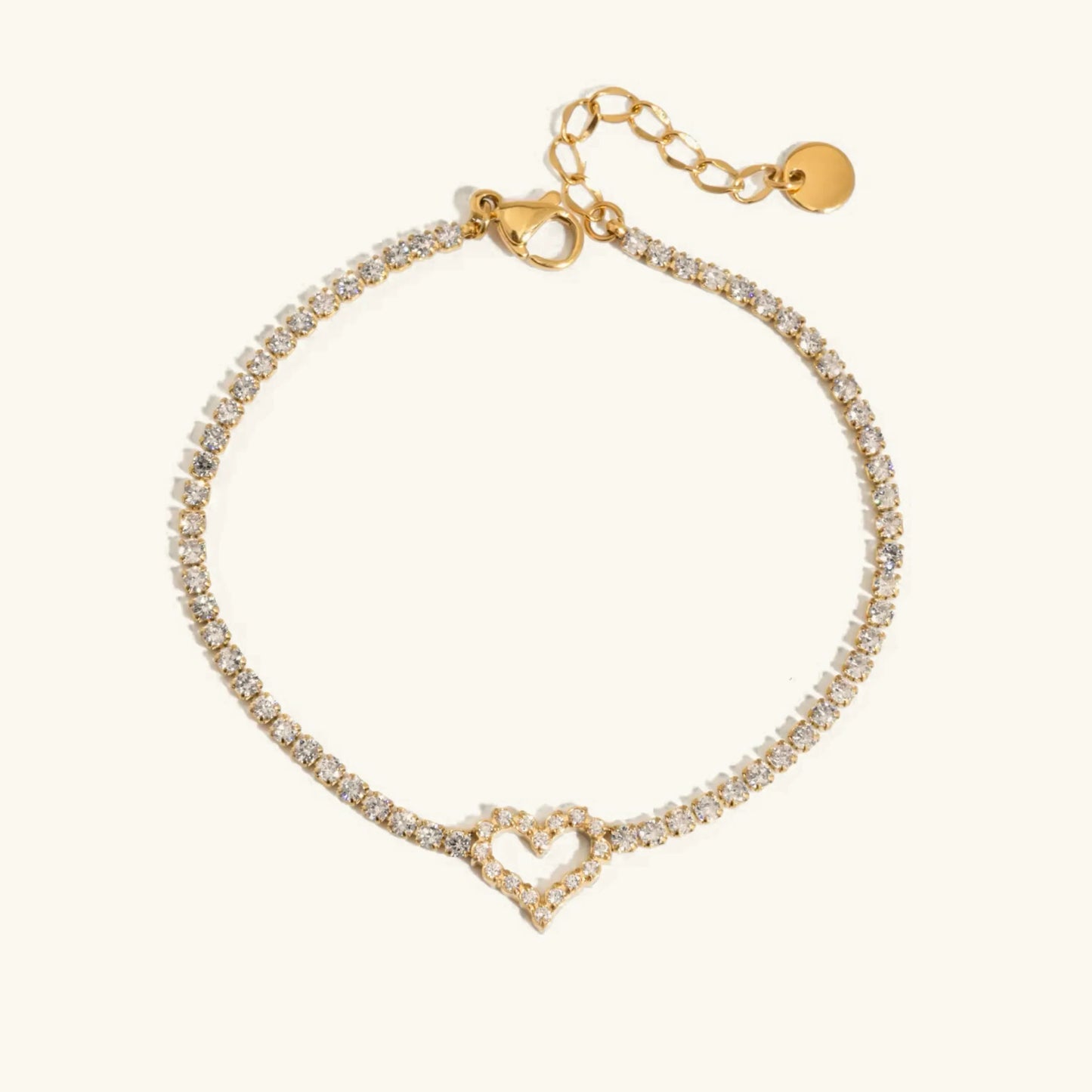 Heart Diamond Bracelet