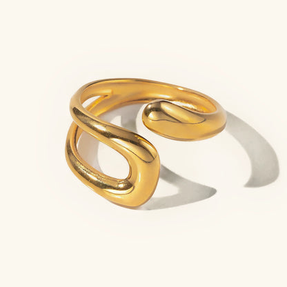 Open Ended Gold Ring