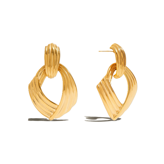 Gold Knot Earrings