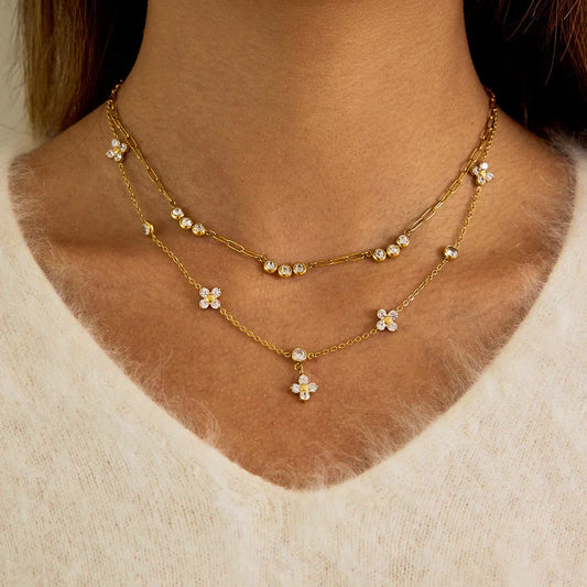 Diamond Clover Necklace