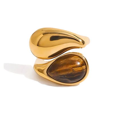 Pearl & Amber Ring