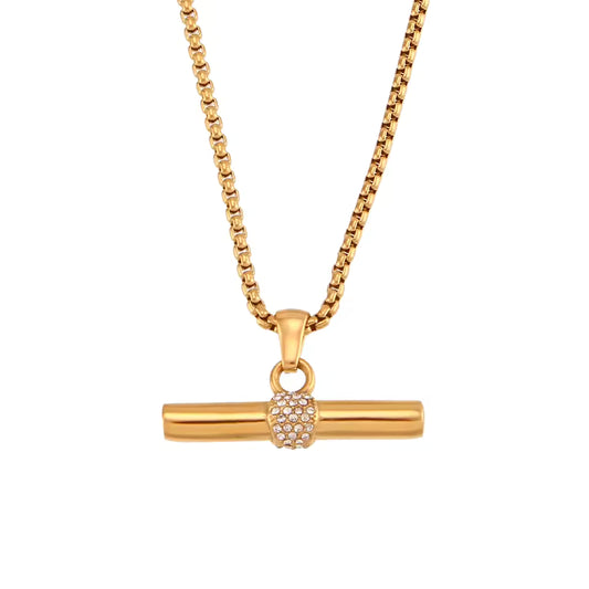 T-Bar Pendant Necklace