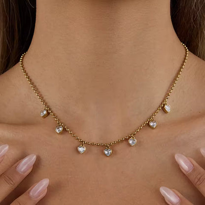 Heart Charms Necklace