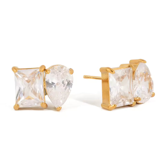 Water Drop Studs Earrings