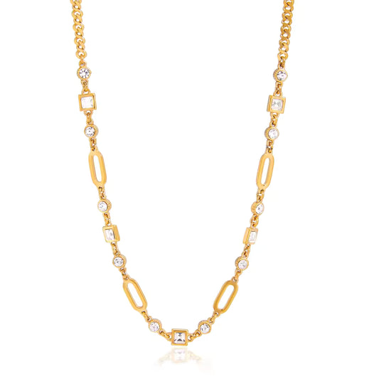 Crystal Chain Necklace